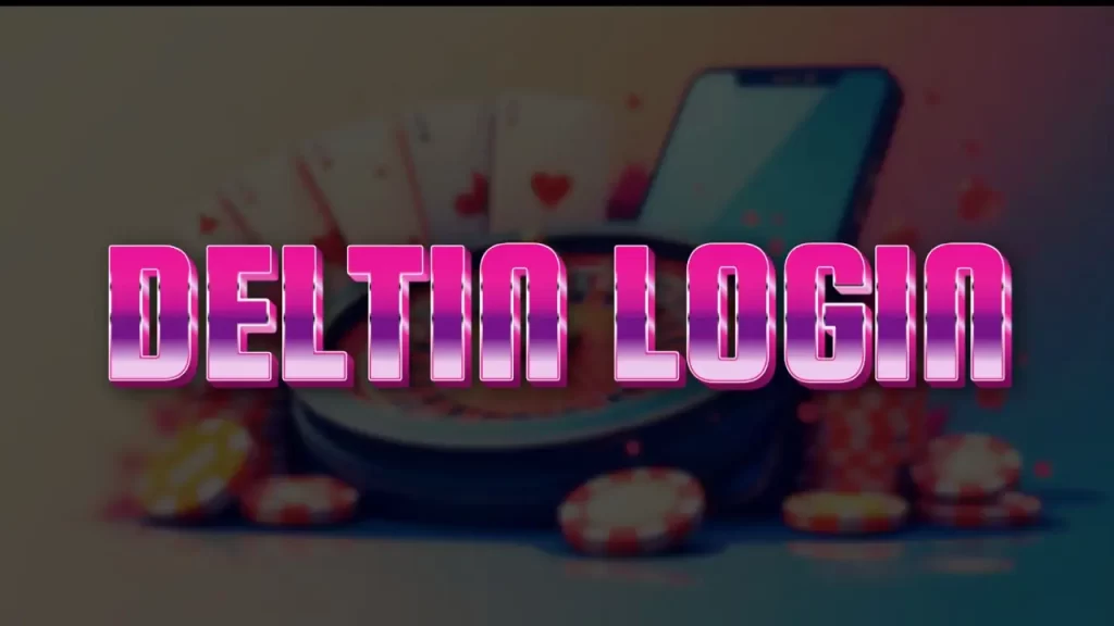 illustration text 'deltin login'